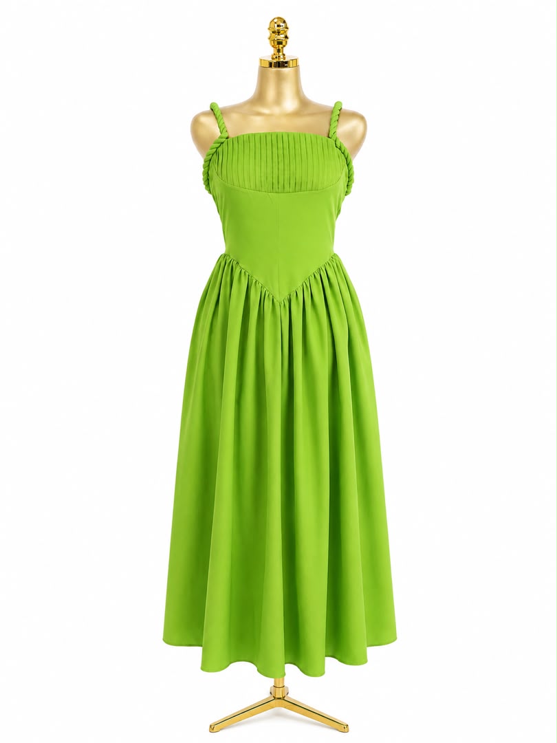 Robe Evase Manche Courte
